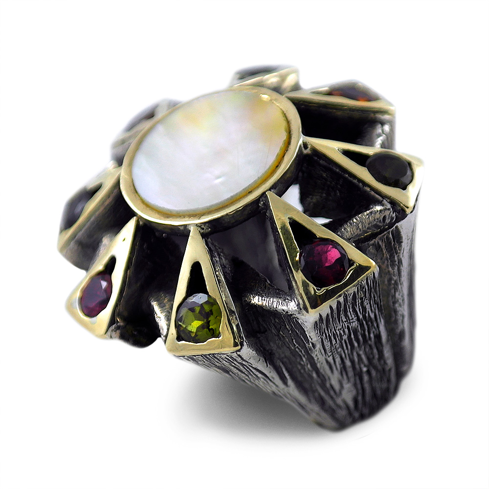 Anillo Plata envejecida