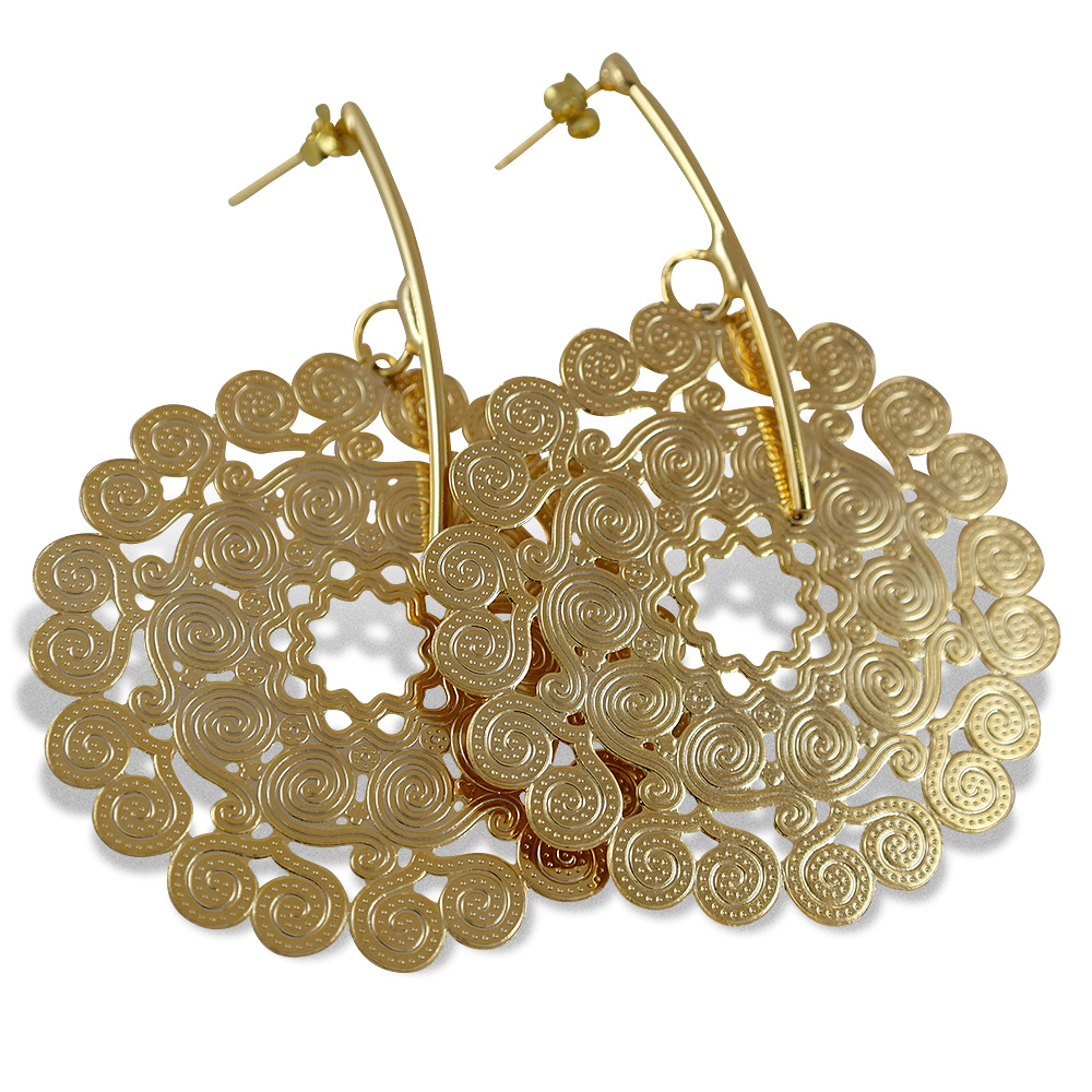 Aros Circulares de Oro